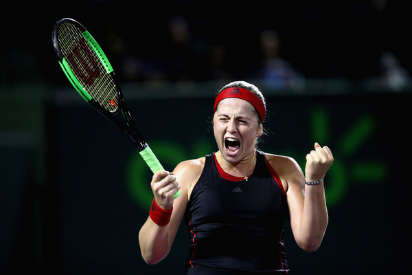 Jelena Ostapenko would be pleased with her terrific performance today | Photo: Clive Brunskill/Getty Images North America