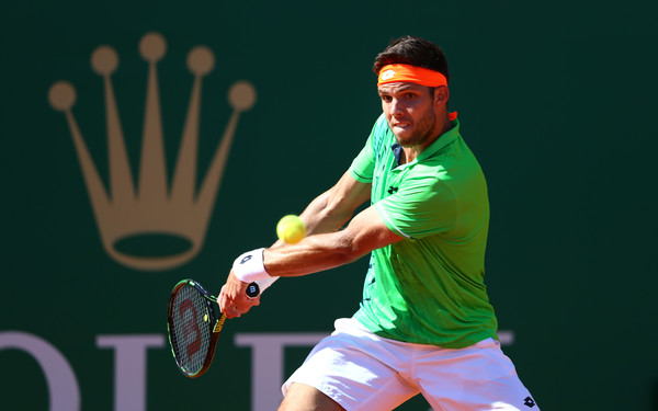 Vesely scored the biggest win of his career when he beat Novak Djokovic in the previous round. Photo credit: Michael Steele/Getty Images.