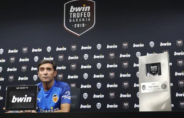 Marcelino en rueda de prensa | Valencia CF