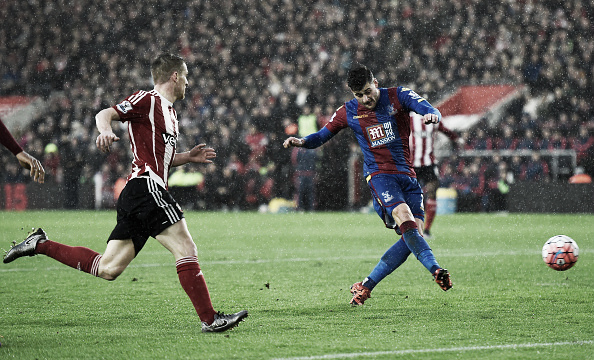 Joel Ward scores against Southampton | Photo: Mike Hewitt/Getty Images