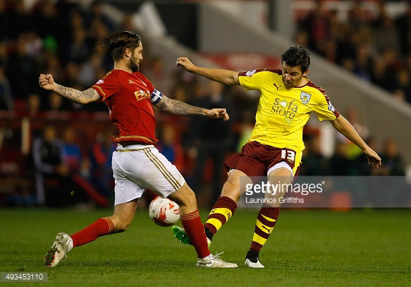 Joey Baton in the thick of the action for Burnley (Photo: Getty Images)