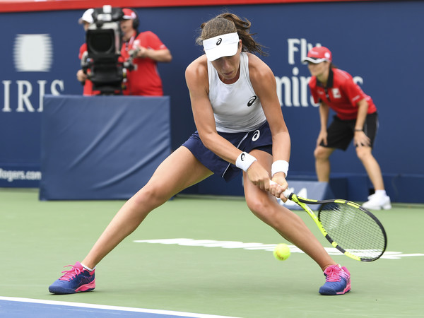 Johanna Konta was on fire against Azarenka | Photo: Minas Panagiotakis/Getty Images North America