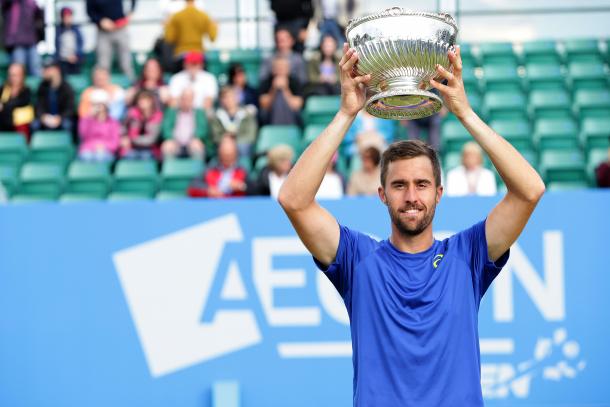 Johnson was the fourth highest ranked player without an ATP title to his name prior to his win on Saturday. Photo: Getty