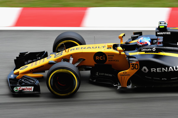 Palmer pilotando su Renault en Sepang. Fuente: Getty Images