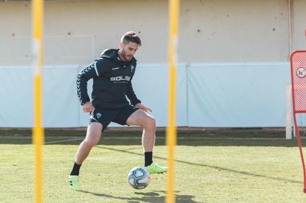 El jugador ya entrena en la Ciudad Deportiva Andrés Iniesta | Foto: Albacete Balompié