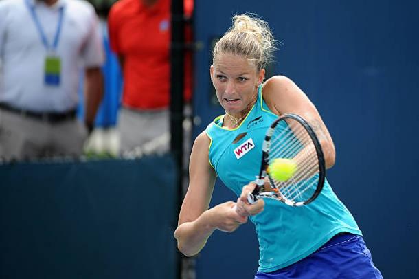 Pliskova in action in Cincinnati (Getty/Johnathan Moore)