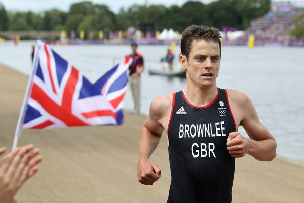 Jonathan Brownlee en la parte de carrera a pie de los Juegos Olímpicos de Londres | Foto: Zimbio