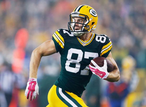 Jordy Nelson will look to have a bounce back season after missing all of the 2015 NFL season | Source: Mike Roemer - Associated Press
