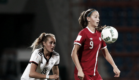 Jordyn Huitema represented Canada at the 2016 u-17 World Cup in Jordan (Photo: Getty/Boris Streubel)