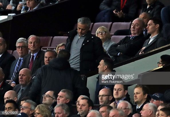 Jose Mourinho gets familiar with his new surroundings (Photo: Getty Images)