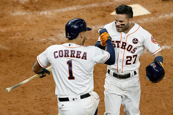 Altuve and Correa are the hub of the Astros offense/Photo: Bob Levey/Getty Images