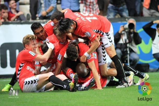 Gimnàstic segue fazendo grande campanha e pode conseguir vaga direta (Foto: Divulgação/La Liga)
