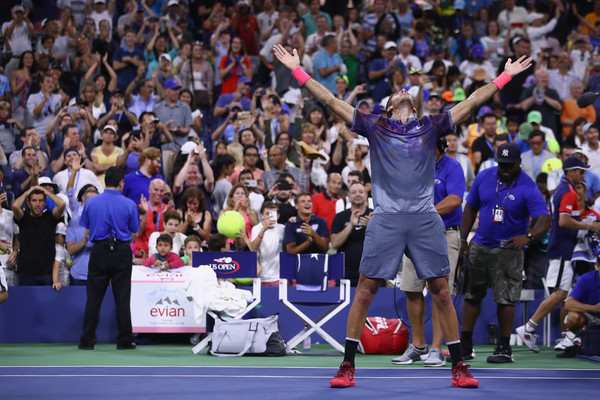 Juan Martin del Porto's improbable comeback from two-sets to love down against Dominic Thiem totally changed del Porto's season | Photo: Clive Brunskill/Getty Images North America