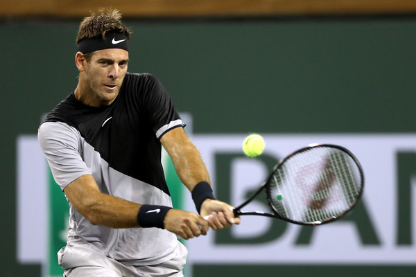 Juan Martin del Potro en route to the third round, where he will face Taro Daniel instead of a highly-anticipated clash with Novak Djokovic | Photo: Matthew Stockman/Getty Images North America