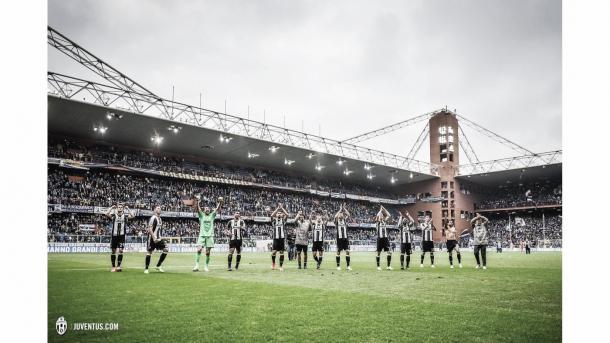 Equipo unido, para así pasar a la final. // Fuente: Juventus