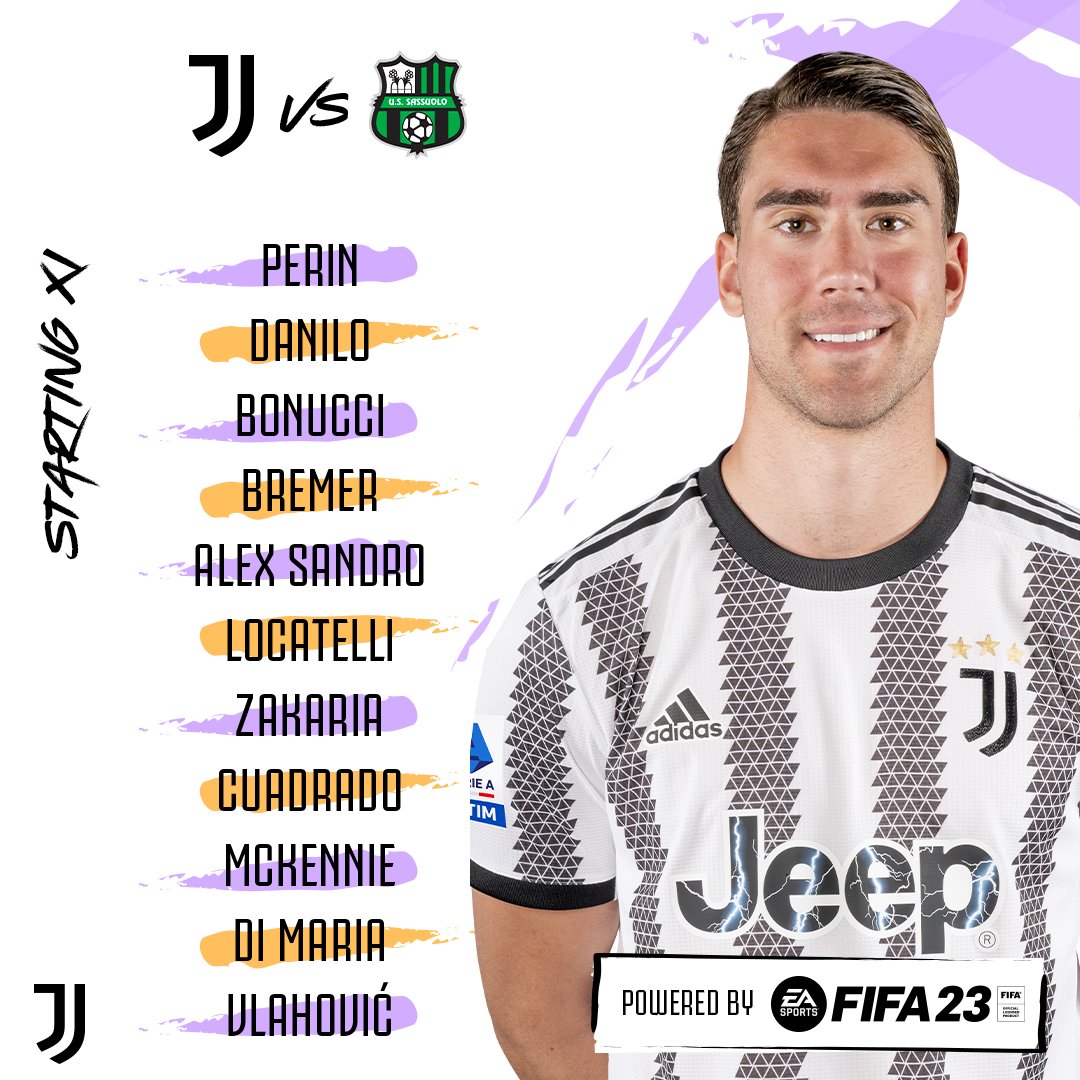 XI inicial Juventus/Imagen: JuventusFC