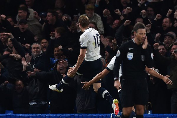 Harry Kane, celebrando el 0-1. Foto: Tottenham Hotspur