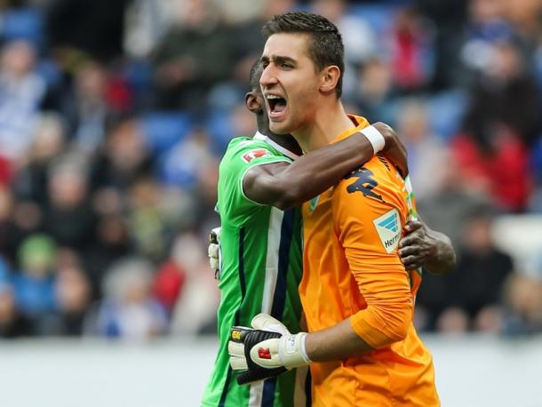 Casteels' penalty save was in vain. | Image credit: kicker - Getty Images