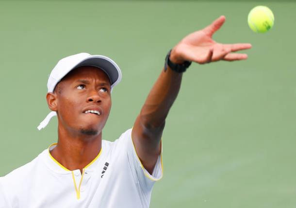 Christopher Eubanks in action in Atlanta earlier this year (Getty/Kevin C. Cox)