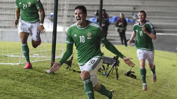 The moment that it finally hit Northern Ireland, France was on the horizon. | Image source: Sky Sports