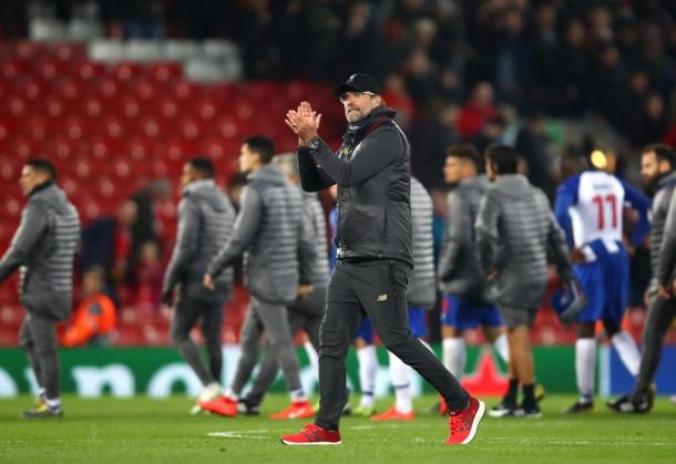 Klopp, entrenador del Liverpool. FOTO: UEFA.com