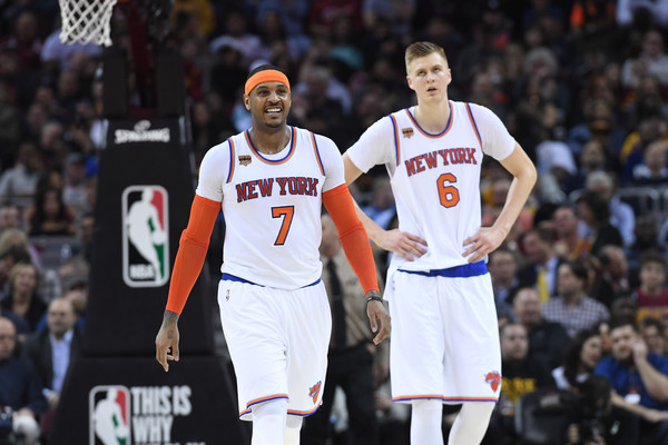 Porzingis is perceived to be the future, but his injuries need to be evaluted better. Credit: Jason Miller/Getty Images North America