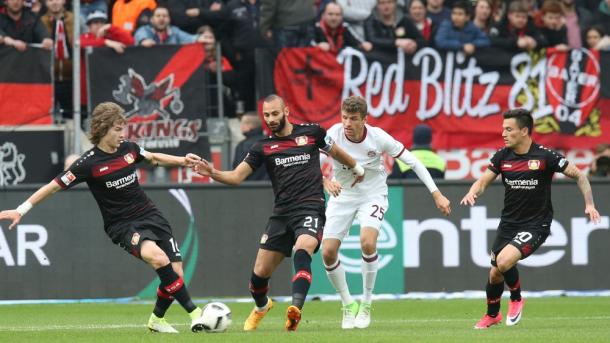 Partido empatado ante Bayern| Foto: Bayer Leverkusen