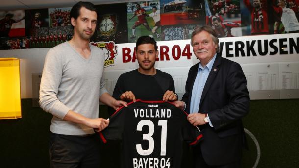 New signing, Kevin Volland. | Image credit: Bayer 04