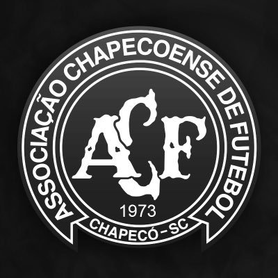 Clubes colocaram escudo da Chape em preto e branco em seus perfis oficiais | Foto: Reprodução/Twitter