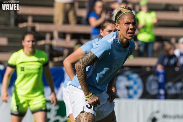 Tasha Kai will look to lead Sky Blue FC to another win against the Seattle Reign | Brandon Farris - VAVEL USA