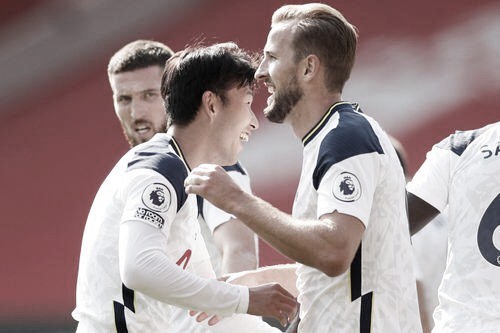 Kane y Son, la dupla de la Premier League. Foto: Premier League.