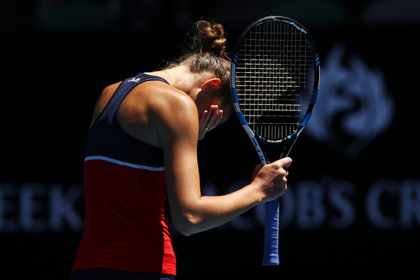 Karolina Pliskova failed to consolidate her lead in the deciding set, and she would definitely rue her missed opportunities | Photo: Clive Brunskill/Getty Images AsiaPac