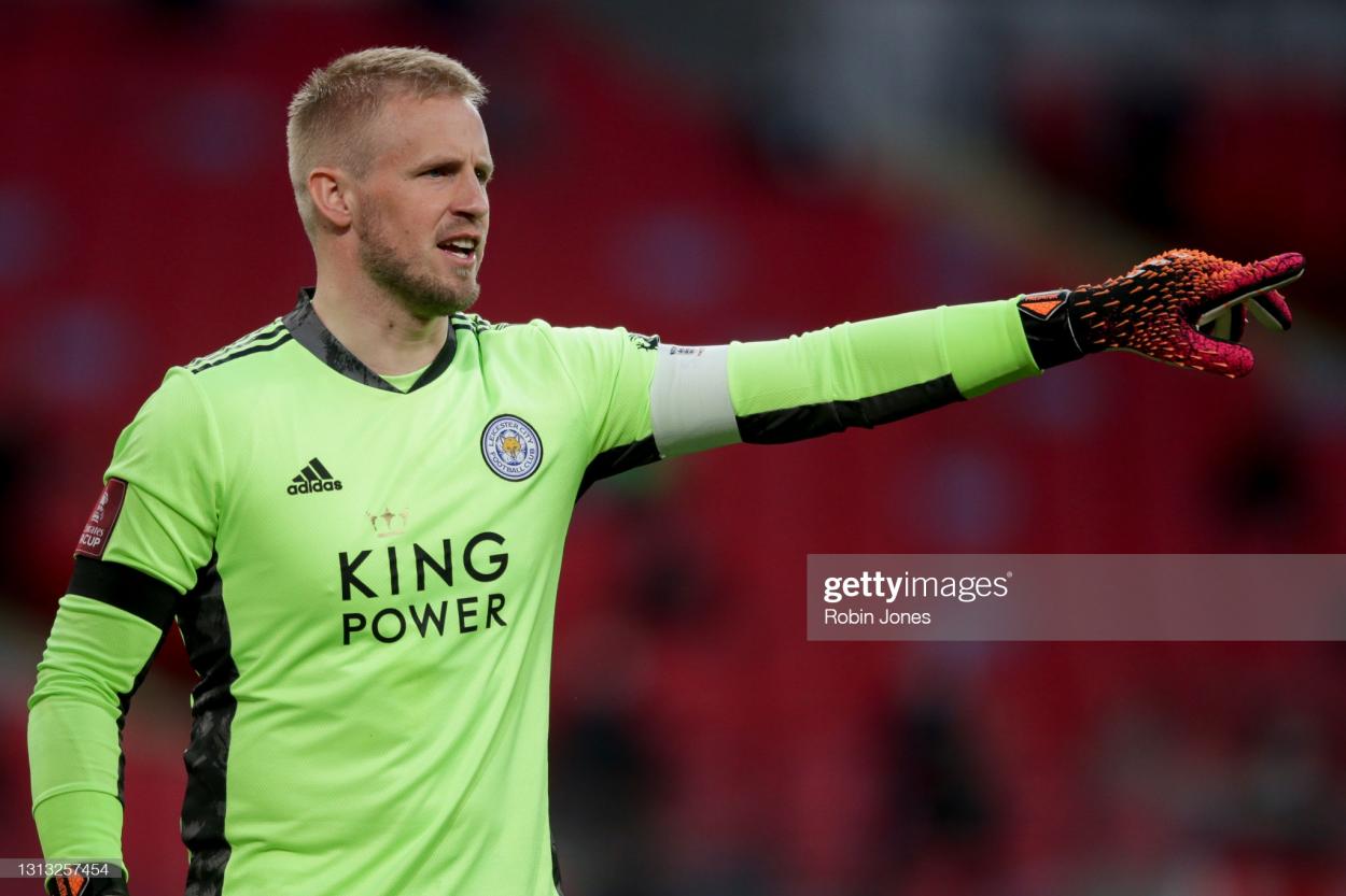 Kasper Schmeichel has been a key figure in Leicester's 2020-21 campaign | Robin Jones | Getty Images