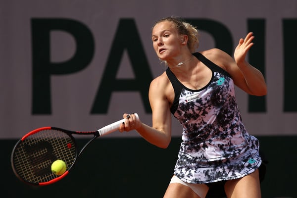 Katerina Siniakova will be pleased with her performance today | Photo: Cameron Spencer/Getty Images Europe