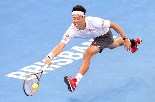 Kei Nishikori has been an active participant of the Brisbane International | Photo: Bradley Kanaris/Getty Images AsiaPac