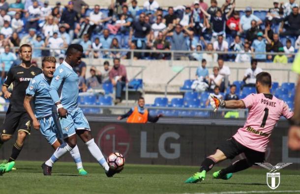 Keita a punto de marcar gol | Foto: Lazio