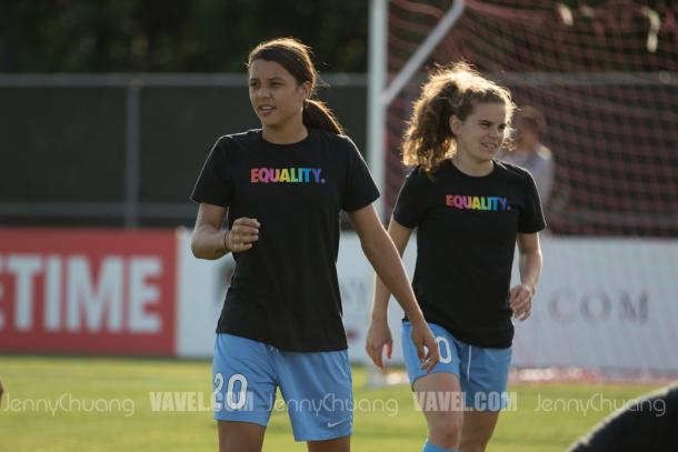 Kerr with Sky Blue FC in 2017 | Source: Jenny Chuang - VAVEL USA