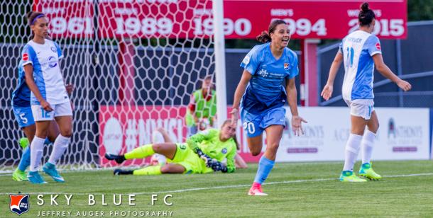 Sam Kerr has been named NWSL Player of the Month two months in a row, and now leads the league in all time goals scored | Source: Jeffery Auger Photography