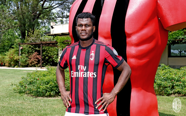 Kessie a Milanello, acmilan.com