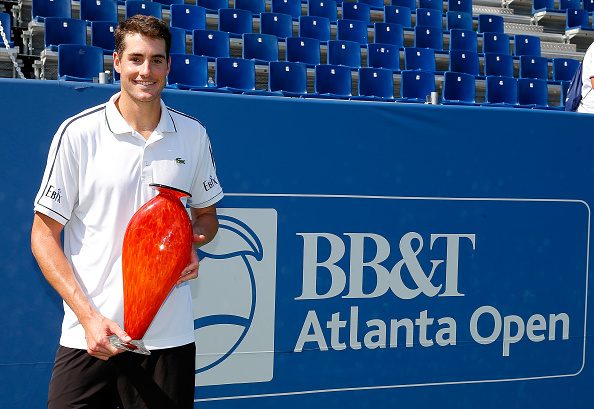 John Isner looks for his fourth consecutive title in Atlanta. Credit: Kevin C. Cox/Getty Images