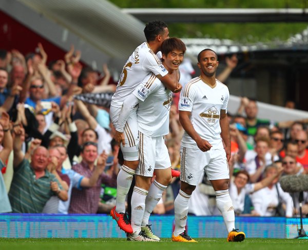 Ki capped off a fine individual performance with a great goal of his own. | Image source: Swansea City