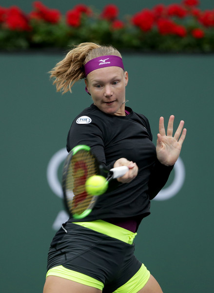 Kiki Bertens failed to convert her chances throughout the match, although she put in a fantastic display as well | Photo: Jeff Gross/Getty Images North America