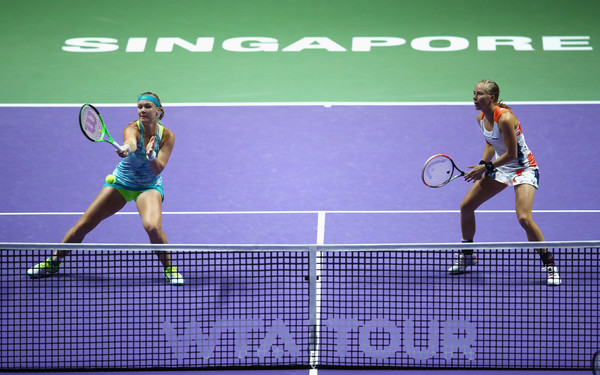 Bertens and Larsson caused a couple of upsets in Singapore, the fifth biggest tournament in women's tennis | Photo: Clive Brunskill/Getty Images AsiaPac