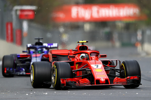 El piloto de Ferrari durante el GP de Azerbaiyán. Fuente:Getty Images