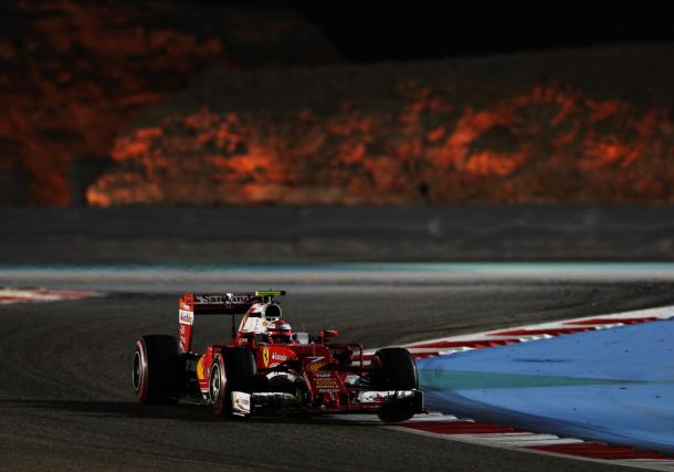 Kimi Räikkönen durante el GP de Bahrein | Fuente: Getty Images