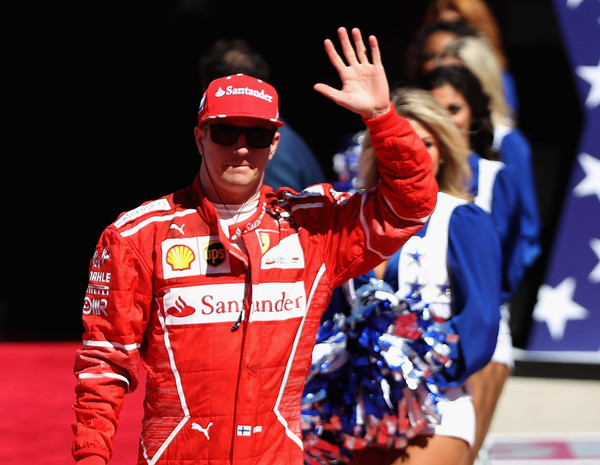 Räikkönen durante el GP de EEUU. Fuente: Getty Images