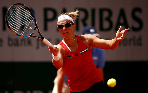 Kirsten Flipkens in action | Photo: Adam Pretty/Getty Images Europe