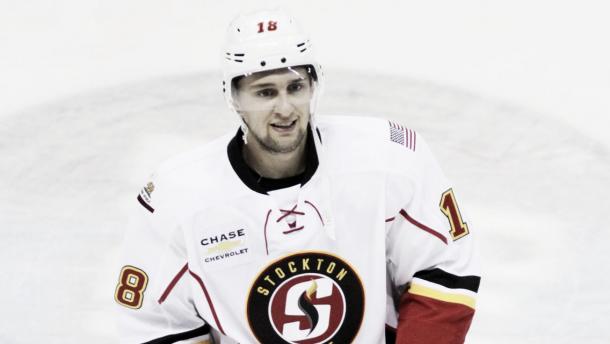 Morgan Klimchuk con los Heats | Foto:NHL.com