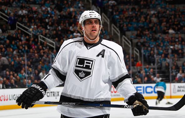 Anze Kopitar during a game against the San Jose Sharks | Rocky W. Widner - NHL/Getty Images