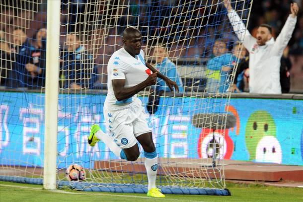 Koulibaly celebra su gol | Foto: Nápoles